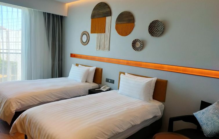 防風林-友達雙床房